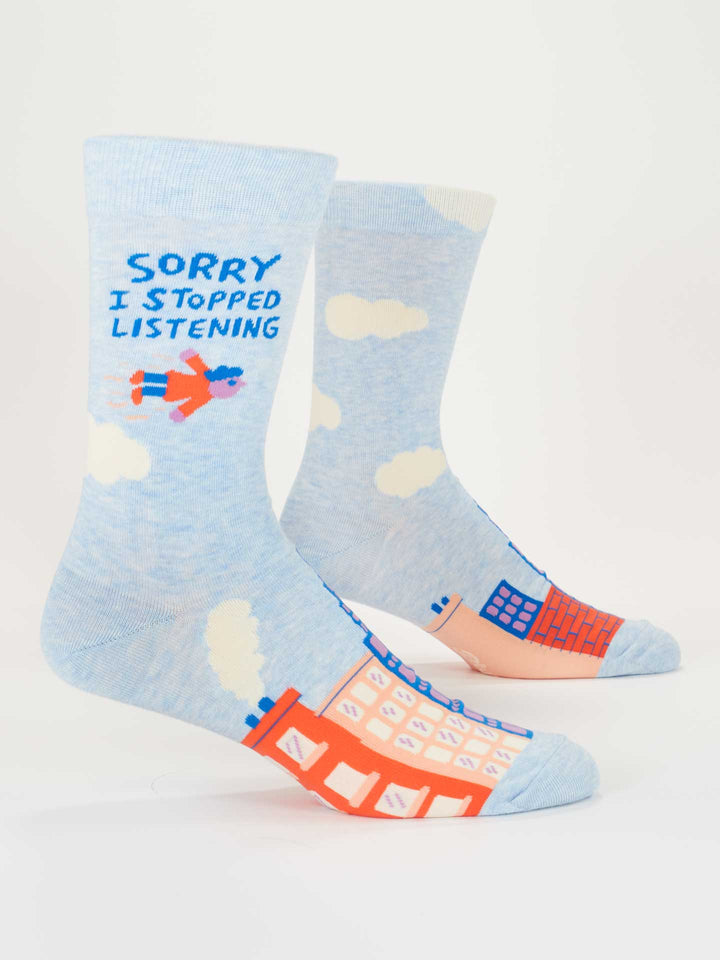 Men's Crew Socks I Stopped Listening