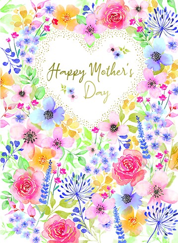Floral Heart Card
