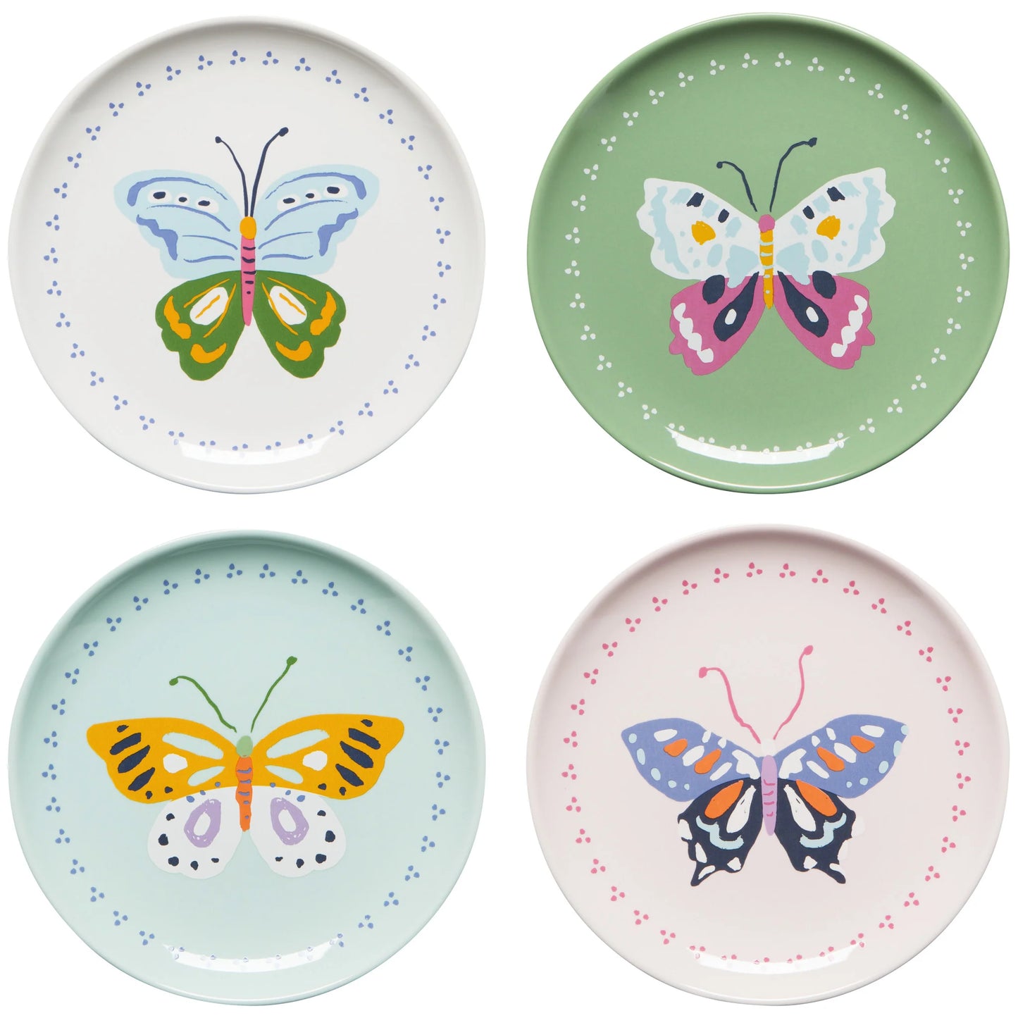 Flutter By Appetizer Plates Set of 4