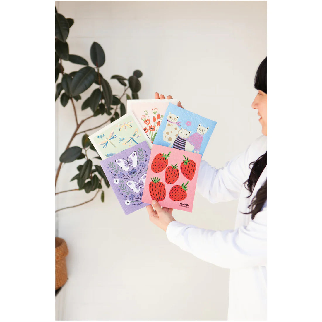 Swedish Dishcloth Feline Fine