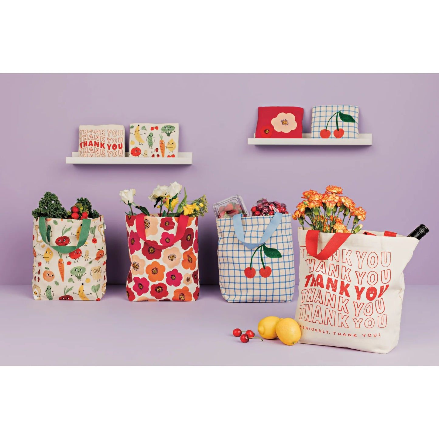 Very Cherry Pocket Tote