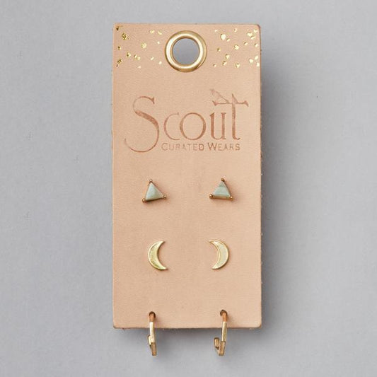 Ella Stud Trio Gold