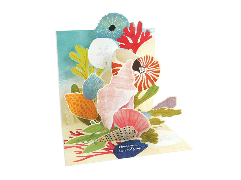 Pop-up Ocean Shells Card