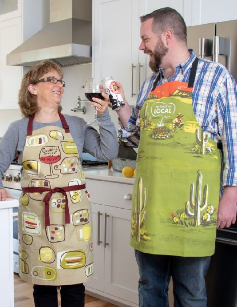 Apron Cooking Makes Me So Thirsty