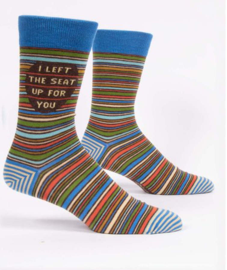 Men’s Crew Socks I Left The Seat Up For You