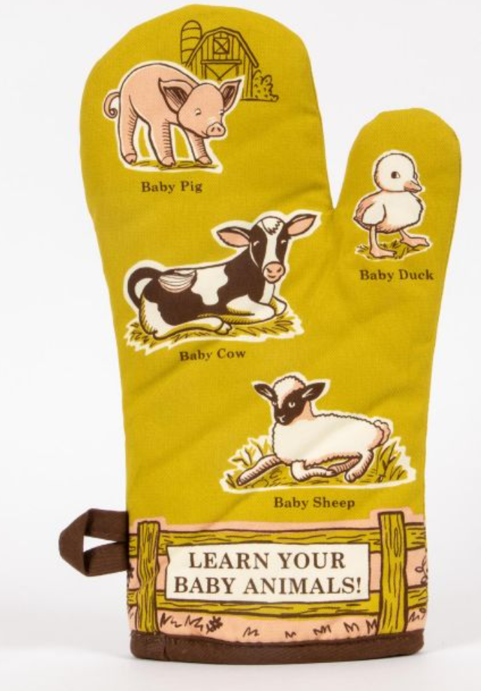 Oven Mitt Baby Animals
