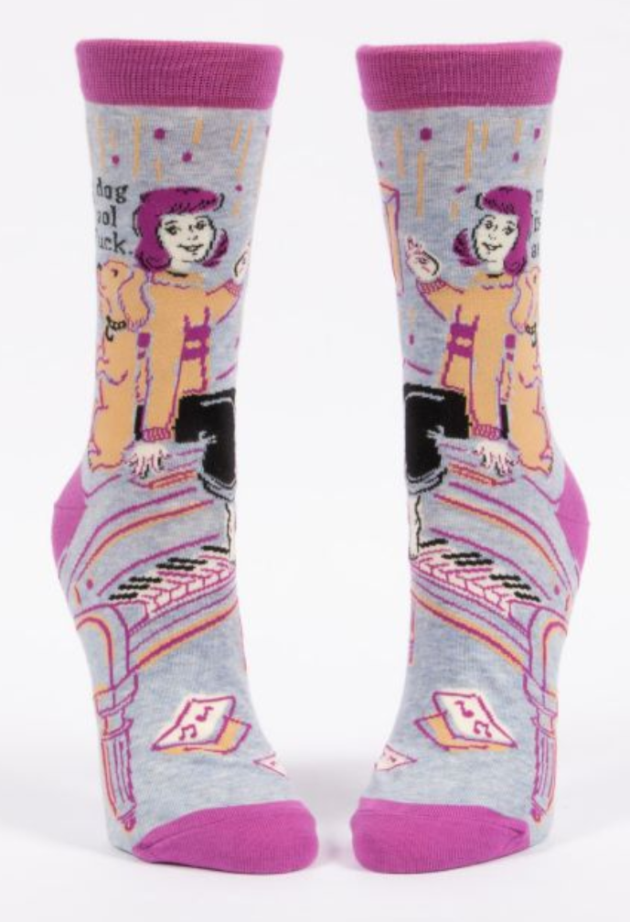 Women’s Crew Socks My Dog Is Cool As F*ck