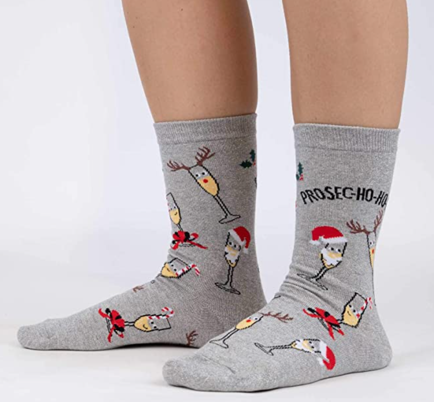 Women's Crew Socks Prosec-Ho-Ho-Ho