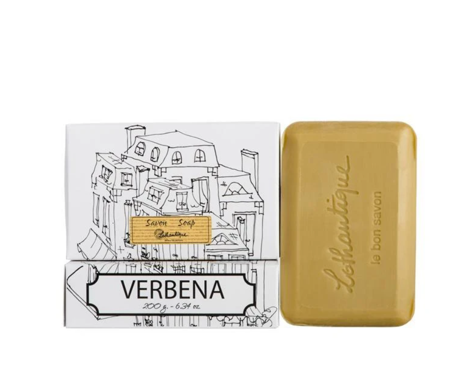 White Boxed Bar Soap Verbena