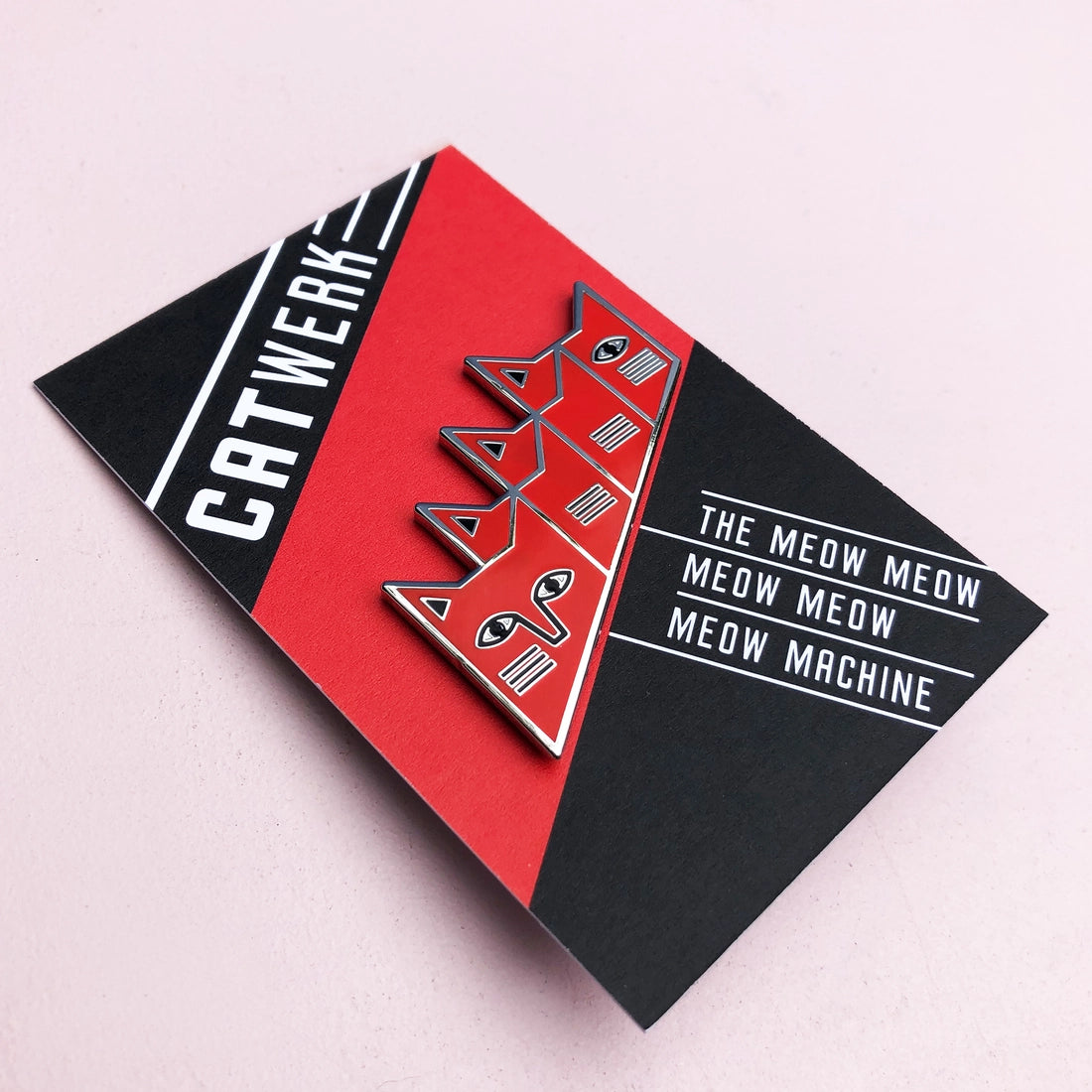 @154 Catwerk Cat Artist Pin