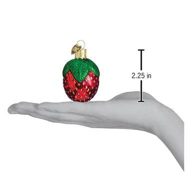 Sparkling Strawberry Ornament