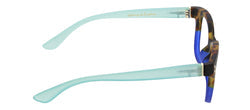 Walking On Sunshine Tortoise Aqua Blue Light Glasses