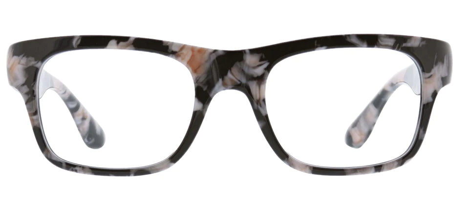 Juniper Black Marble Blue Light Glasses