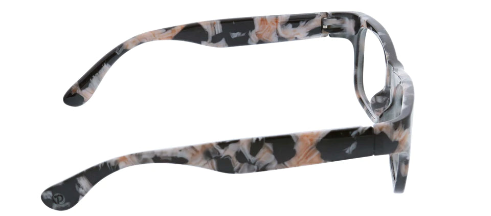Juniper Black Marble Blue Light Glasses