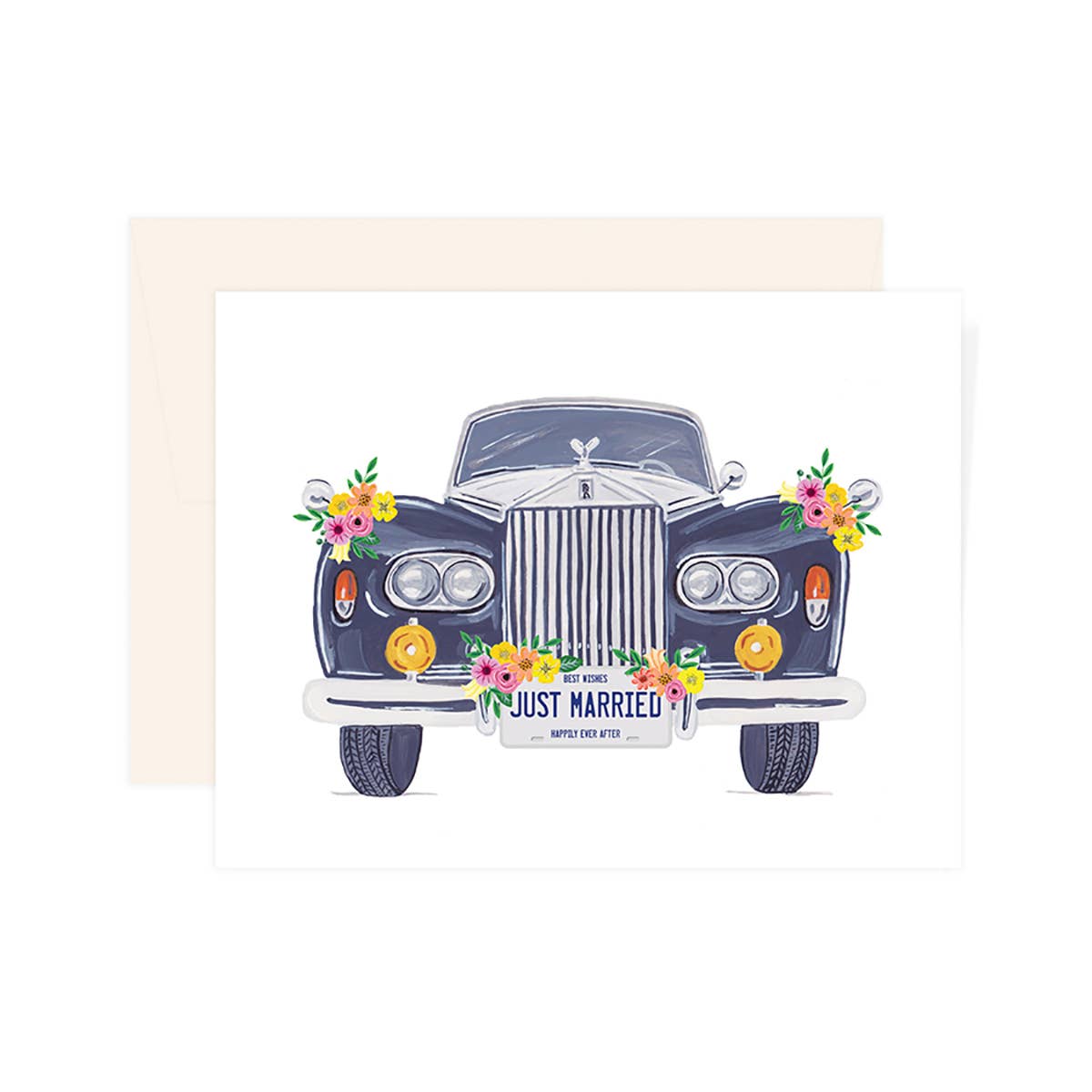 Just Married Car Card