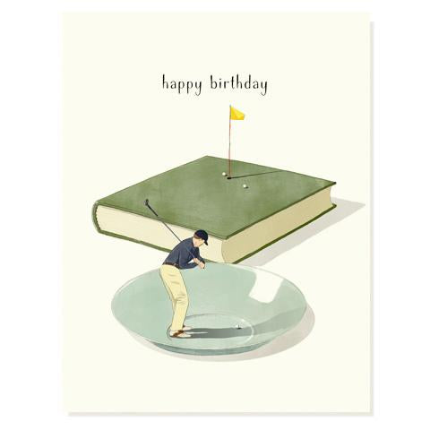 Golfer's Birthday Card