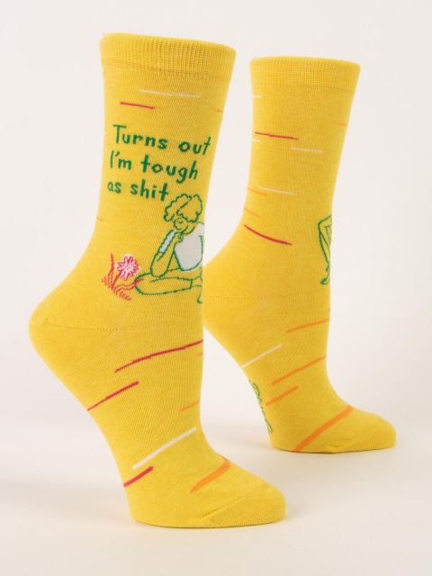 Women's Crew Socks Tough As Sh*t