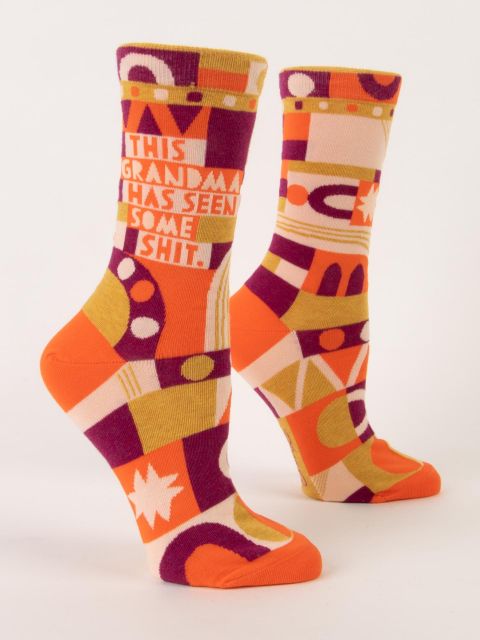 Women's Crew Socks Grandma'S Seen Sh*t