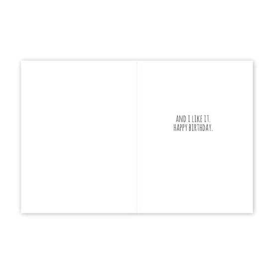 Unicorn Weird Birthday Card