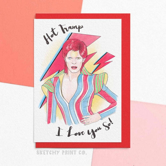 Hot Tramp Love Card