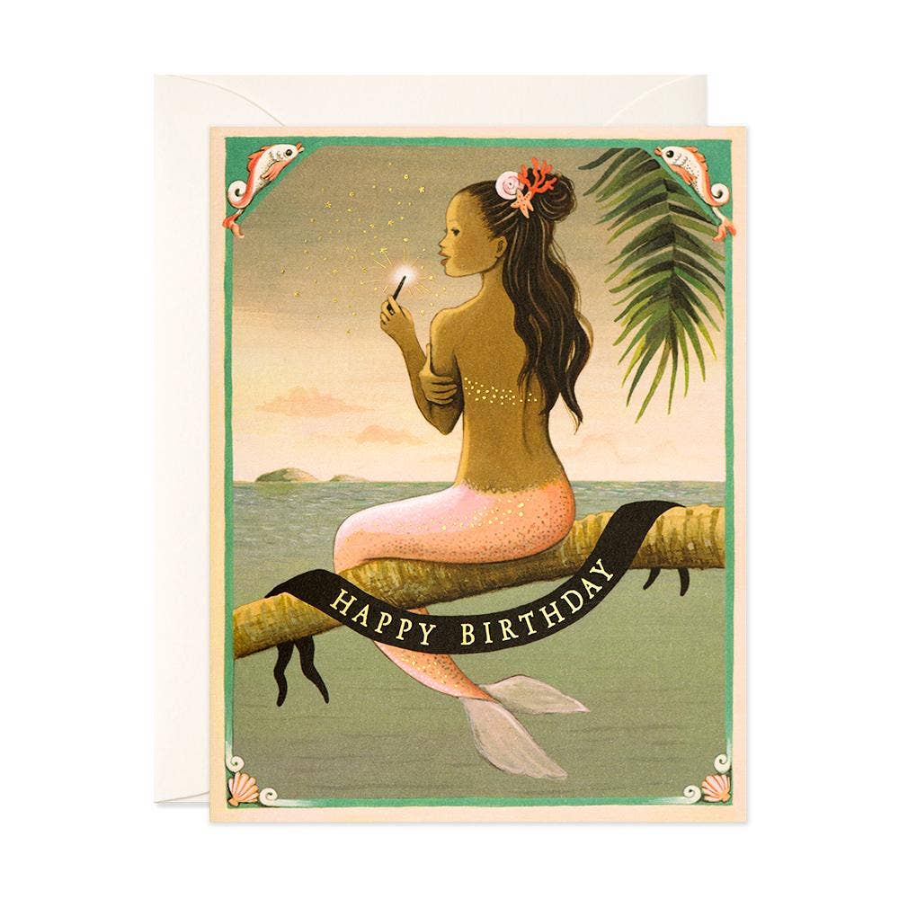 Mermaid Birthday Card