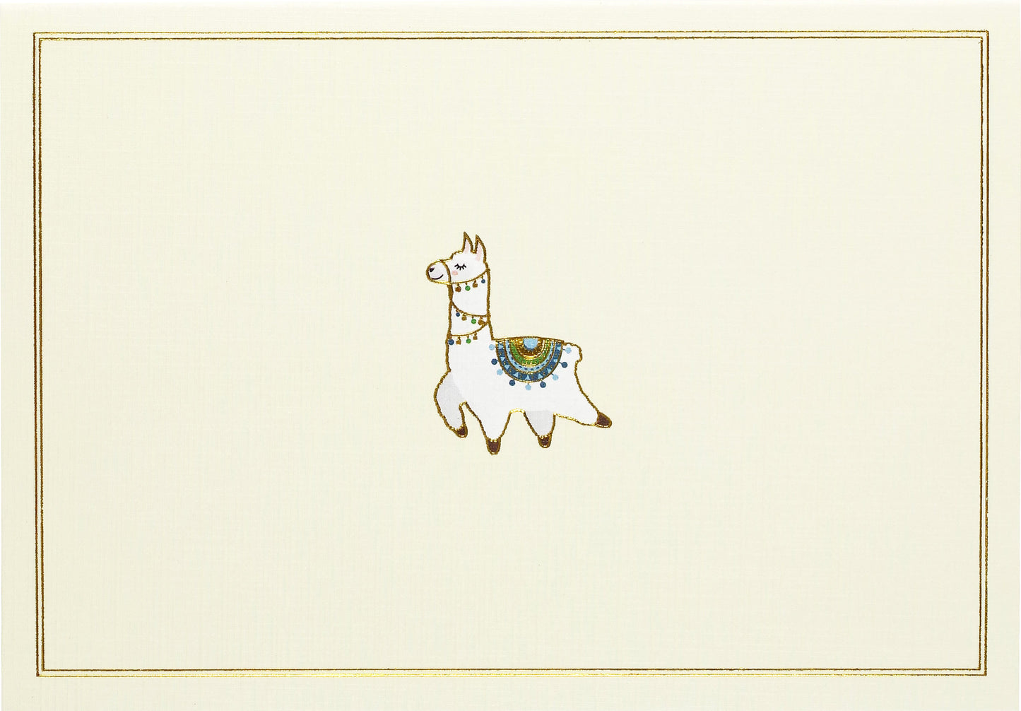 Llama Blank Boxed Notecards