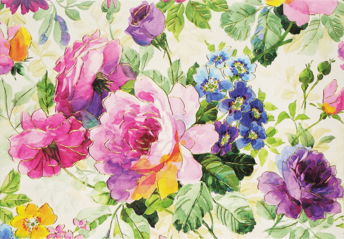 Peony Garden Blank Boxed Cards