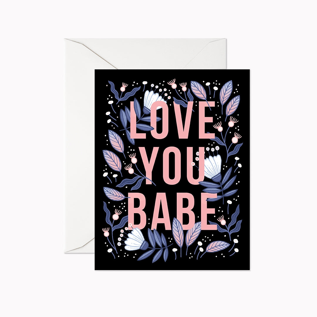 Love You Babe Card