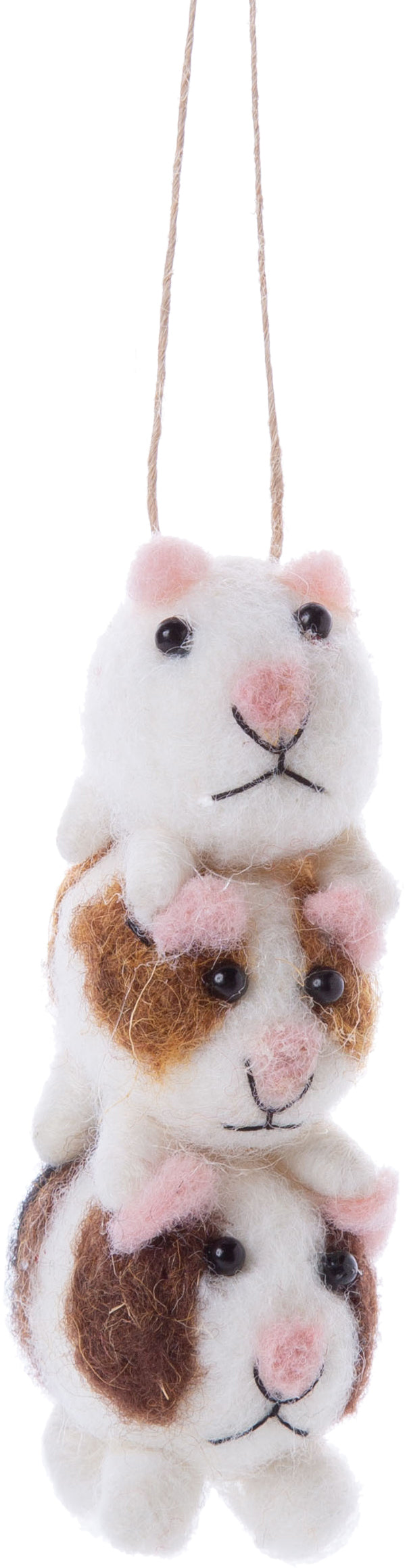 Felt Stack Guinea Pig Ornament