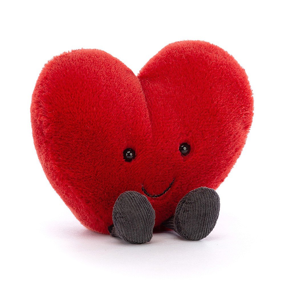 Amuseable Red Heart Plush Toy