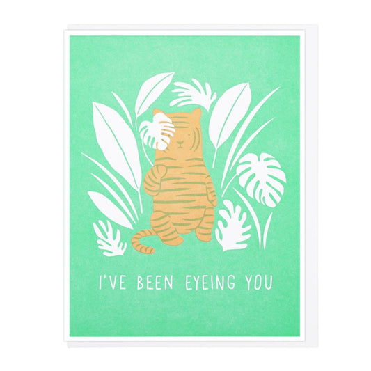 I've Been Eyeing You Tiger Card