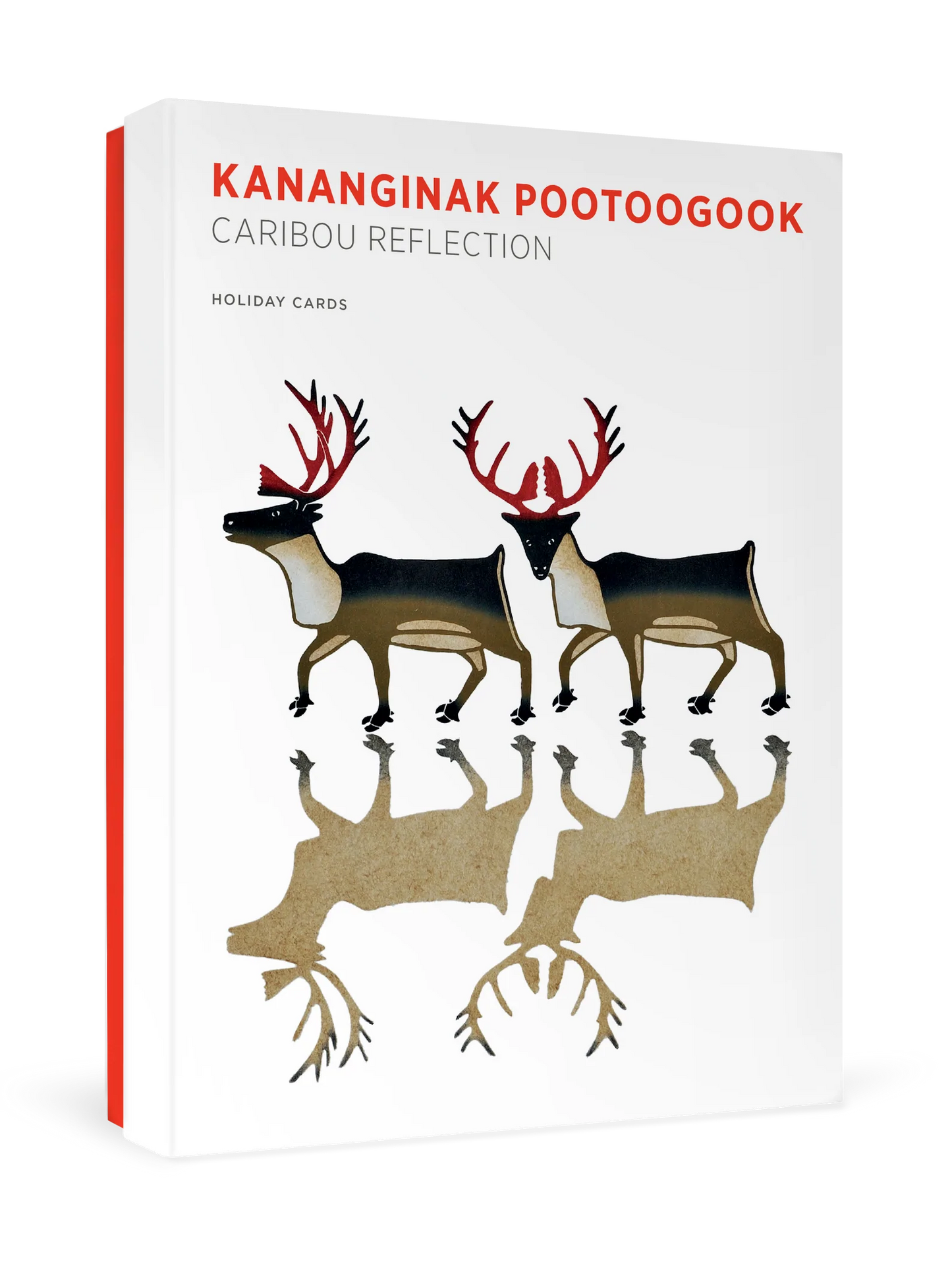 Kananginak Pootoogook Caribou Reflection Holiday Cards