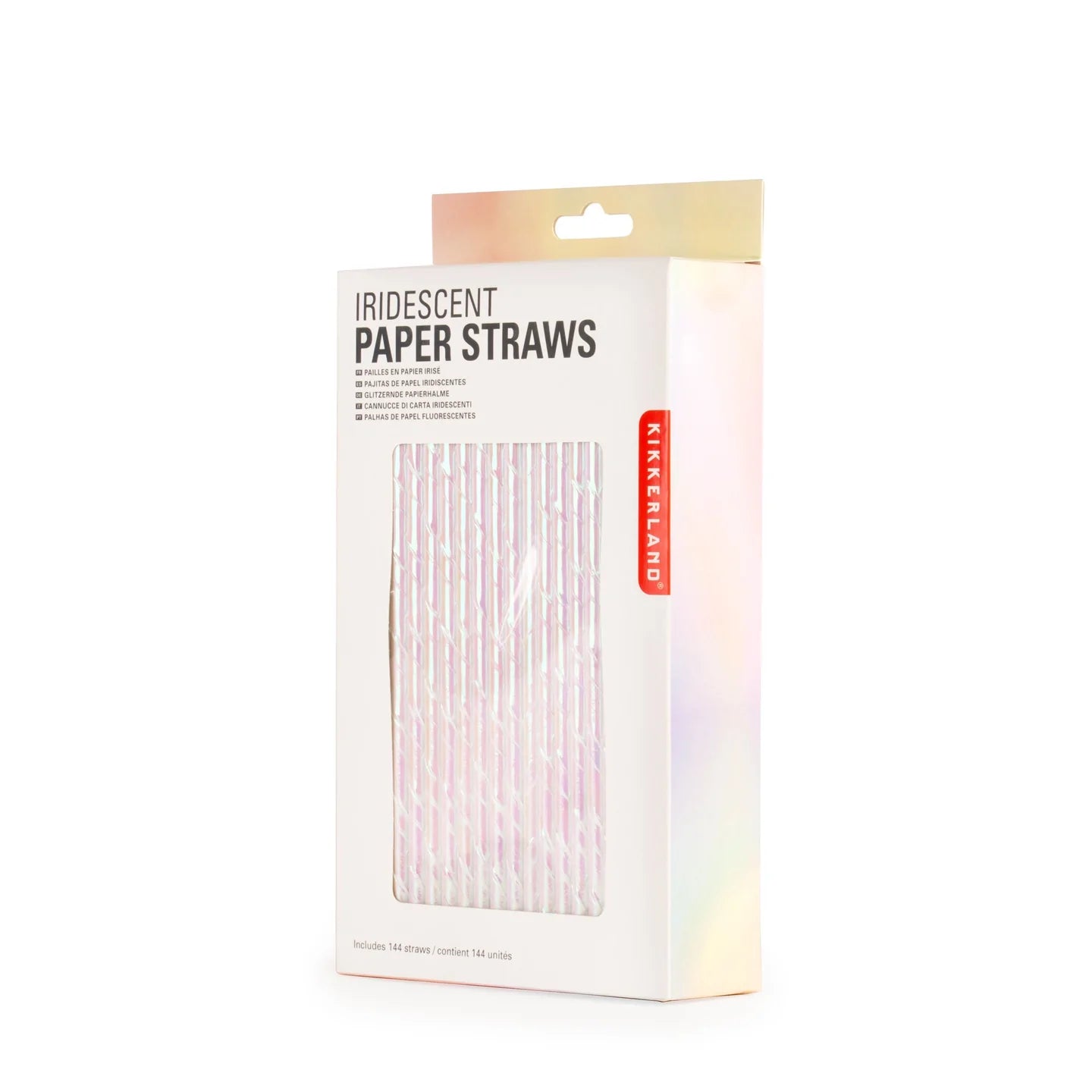 Iridescent Paper Straw