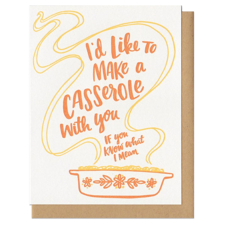 I'd Like To Make A Casserole Card