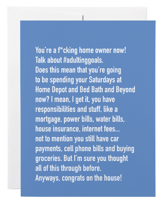 Home Owner - Chatty Cathy Card