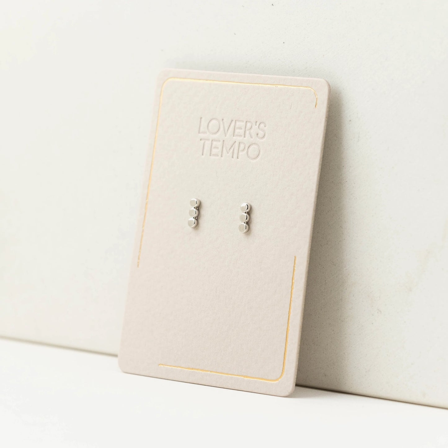 Cleo Stud Earrings Silver