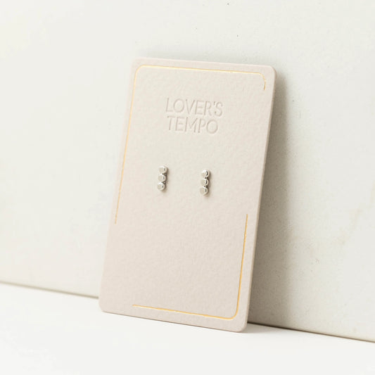 Cleo Stud Earrings Silver