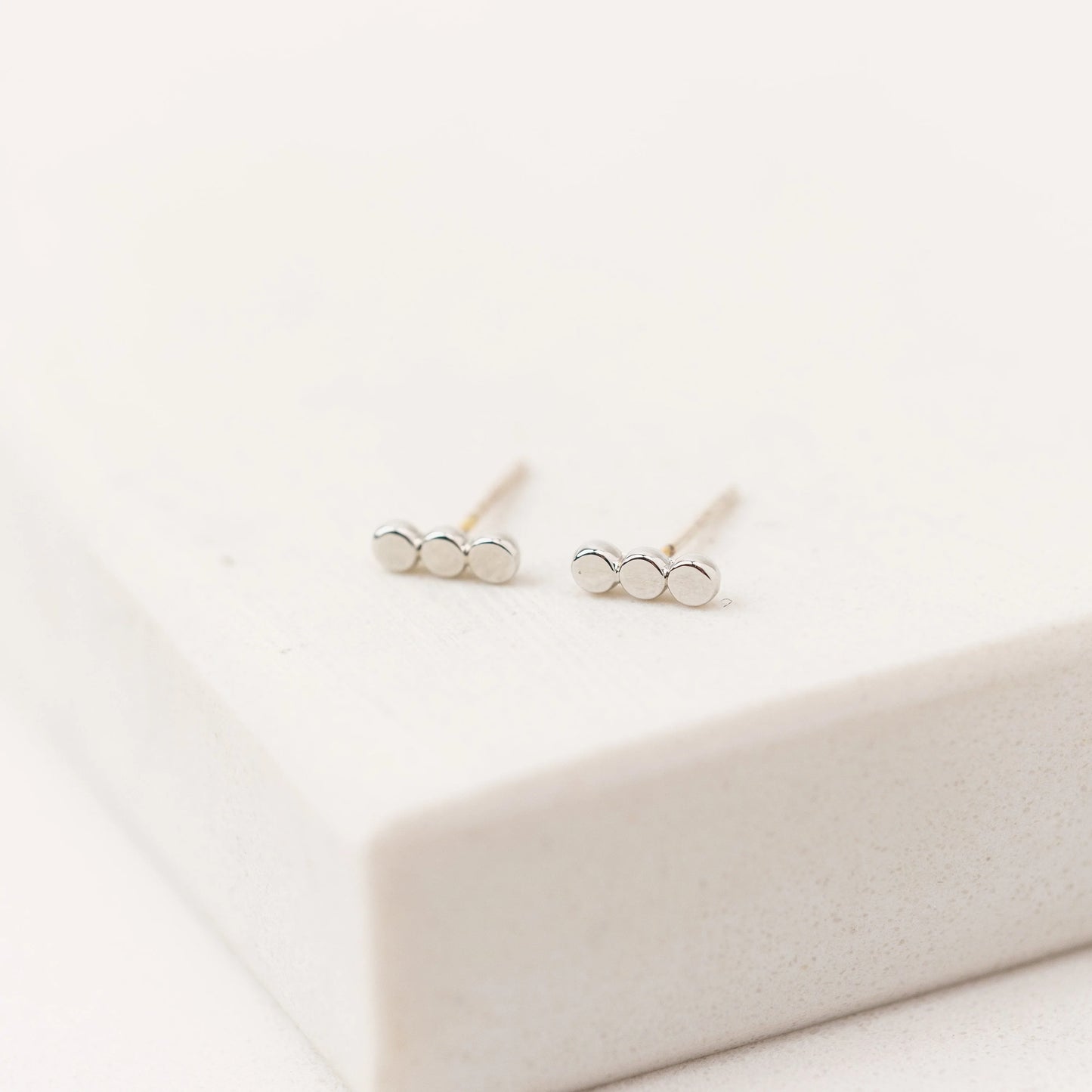 Cleo Stud Earrings Silver