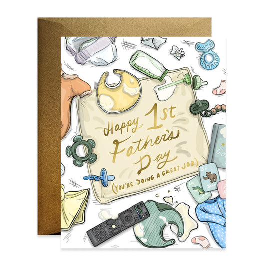 1st Father's Day Card