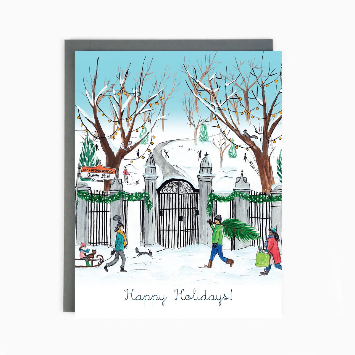 Toronto Trinity Bellwoods Park Card