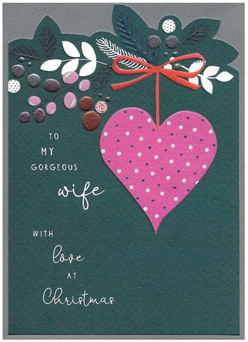 Gorgeous Wife Holiday Card