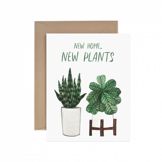 New Home New Plants Card