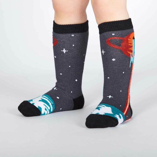 Launch from Earth Toddler Knee Socks