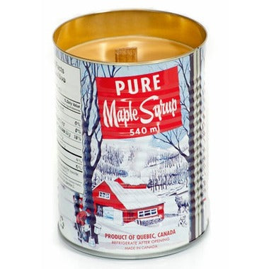 Maple Syrup Woodwick Large Tin Candle