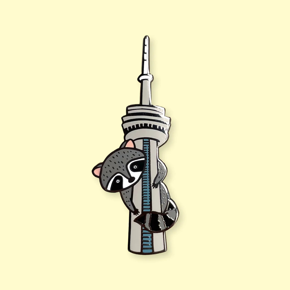 @58 Tower Raccoon Enamel Pin