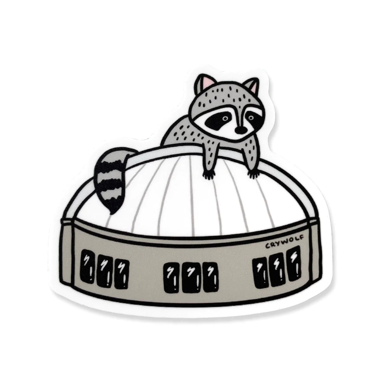 S9 Raccoon City Sticker Dome Raccoon