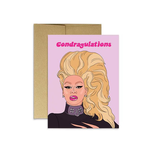 Rupaul Congratulations Card