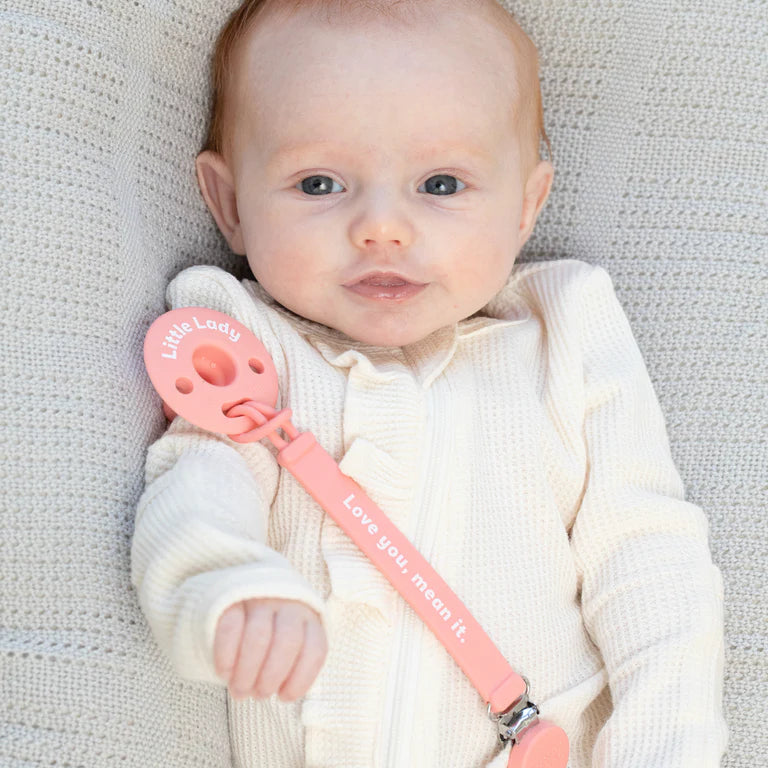 Love You Mean It Pacifier Clip