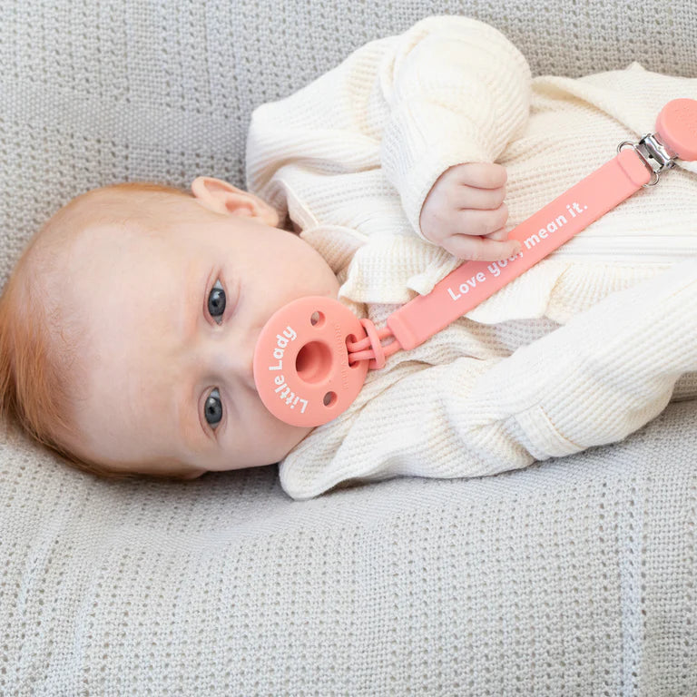 Love You Mean It Pacifier Clip