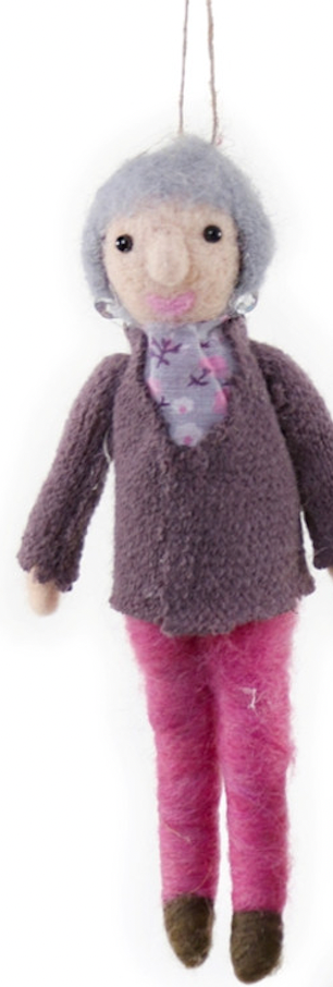 F90 - Felt Golden Girls Ornament